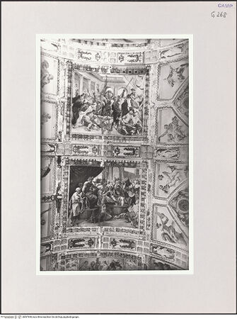 Vorderseite von Bibliotheca Hertziana [https://www.deutsche-digitale-bibliothek.de/content/lizenzen/rv-fz/] Apostelmartyrien - Detail: Martyrien der Apostel Matthäus und Johannes, bh567698_recto. Foto: Schmidt, Hans Werner.