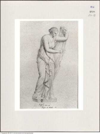 Vorderseite von Courtauld Institute, Conway Library [https://www.deutsche-digitale-bibliothek.de/content/lizenzen/rv-ez/] Tochter der Niobe (Statue, Uffizien, Florenz) - , bh567719_recto. Foto.