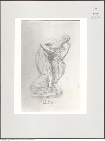 Vorderseite von Courtauld Institute, Conway Library [https://www.deutsche-digitale-bibliothek.de/content/lizenzen/rv-ez/] Tochter der Niobe (Statue, Uffizien, Florenz) - , bh567722_recto. Foto.