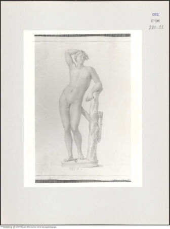 Vorderseite von Courtauld Institute, Conway Library [https://www.deutsche-digitale-bibliothek.de/content/lizenzen/rv-ez/] Apollo (Statue, Uffizien, Florenz) - , bh567732_recto. Foto.