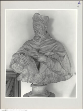 Vorderseite von Lieberman, Ralph [https://www.deutsche-digitale-bibliothek.de/content/lizenzen/rv-ez/] Porträtbüste von Kardinal Paolo Emilio Zacchia - , bh567854_recto. Foto.