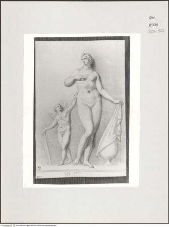 Vorderseite von Courtauld Institute, Conway Library [https://www.deutsche-digitale-bibliothek.de/content/lizenzen/rv-ez/] Venus und Cupido (Relief, Villa Ludovisi, Rom) - , bh567937_recto. Foto.