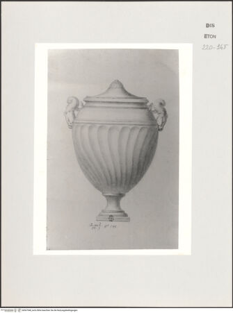 Vorderseite von Courtauld Institute, Conway Library [https://www.deutsche-digitale-bibliothek.de/content/lizenzen/rv-ez/] Urne (Villa Ludovisi, Rom) - , bh567948_recto. Foto.