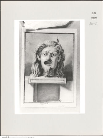 Vorderseite von Courtauld Institute, Conway Library [https://www.deutsche-digitale-bibliothek.de/content/lizenzen/rv-ez/] Maskaron (Biblioteca Marciana, Venedig) - , bh567968_recto. Foto.