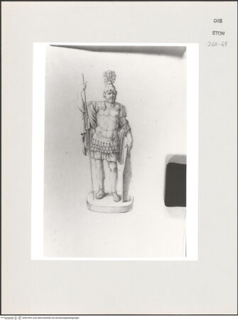 Vorderseite von Courtauld Institute, Conway Library [https://www.deutsche-digitale-bibliothek.de/content/lizenzen/rv-ez/] Krieger (Statue, Palazzo Gualtieri, Rom) - , bh567993_recto. Foto.