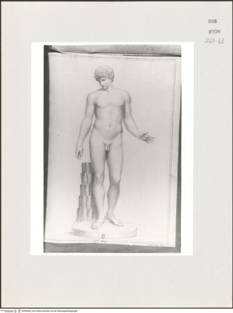 Vorderseite von Courtauld Institute, Conway Library [https://www.deutsche-digitale-bibliothek.de/content/lizenzen/rv-ez/] Antinous (Statue, Musei Capitolini, Rom) - , bh568002_recto. Foto.