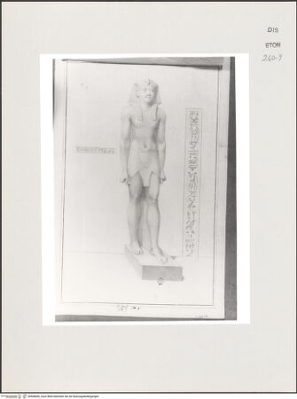 Vorderseite von Courtauld Institute, Conway Library [https://www.deutsche-digitale-bibliothek.de/content/lizenzen/rv-ez/] Ptolemaios II. Philadelphos (Statue, Kapitol, Rom) - , bh568006_recto. Foto.