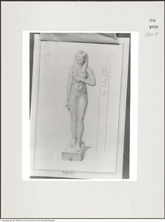 Vorderseite von Courtauld Institute, Conway Library [https://www.deutsche-digitale-bibliothek.de/content/lizenzen/rv-ez/] Porträtstatue einer Ägypterin (Arsinoe Philadelphia) - , bh568009_recto. Foto.