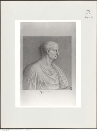 Vorderseite von Courtauld Institute, Conway Library [https://www.deutsche-digitale-bibliothek.de/content/lizenzen/rv-ez/] Brustbild eines Mannes (Relieffragment, Palazzo Gaddi, Florenz) - , bh568016_recto. Foto.