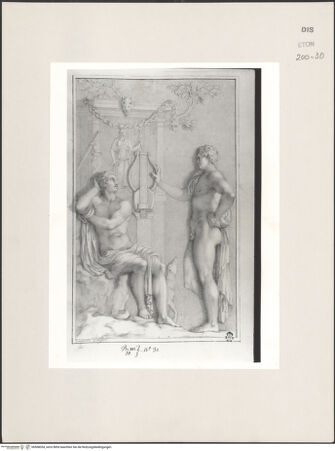 Vorderseite von Courtauld Institute, Conway Library [https://www.deutsche-digitale-bibliothek.de/content/lizenzen/rv-ez/] Amphion und Zethus (Relief, Palazzo Spada, Rom) - , bh568034_recto. Foto.