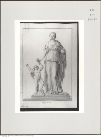 Vorderseite von Courtauld Institute, Conway Library [https://www.deutsche-digitale-bibliothek.de/content/lizenzen/rv-ez/] Venus und Cupido (Statuengruppe, Palazzo Spada, Rom) - , bh568046_recto. Foto.