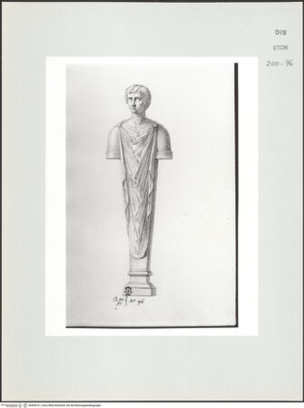 Vorderseite von Courtauld Institute, Conway Library [https://www.deutsche-digitale-bibliothek.de/content/lizenzen/rv-ez/] Herme (Palazzo Niccolini, Florenz) - , bh568101_recto. Foto.