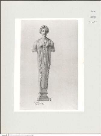 Vorderseite von Courtauld Institute, Conway Library [https://www.deutsche-digitale-bibliothek.de/content/lizenzen/rv-ez/] Herme (Palazzo Niccolini, Florenz) - , bh568102_recto. Foto.