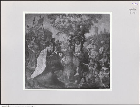 Vorderseite von Sigismondi, Roberto [https://www.deutsche-digitale-bibliothek.de/content/lizenzen/rv-fz/] Das Martyrium des heiligen Orontius - , bh568596_recto. Foto: Sigismondi, Roberto.