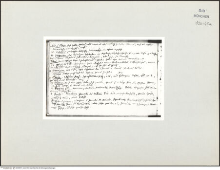 Vorderseite von Bibliotheca Hertziana [https://www.deutsche-digitale-bibliothek.de/content/lizenzen/rv-ez/] Skizzenbuch Latium, RomTextseite - links, bh569057_recto. Foto.