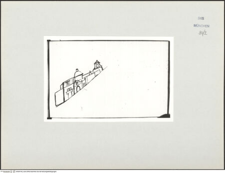 Vorderseite von Bibliotheca Hertziana [https://www.deutsche-digitale-bibliothek.de/content/lizenzen/rv-ez/] Skizzenbuch Latium, Kampanien, CapriStraßenflucht (Procida?) - , bh569160_recto. Foto.