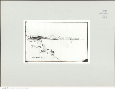 Vorderseite von Bibliotheca Hertziana [https://www.deutsche-digitale-bibliothek.de/content/lizenzen/rv-ez/] Skizzenbuch Latium, Kampanien, CapriVietri - , bh569165_recto. Foto.