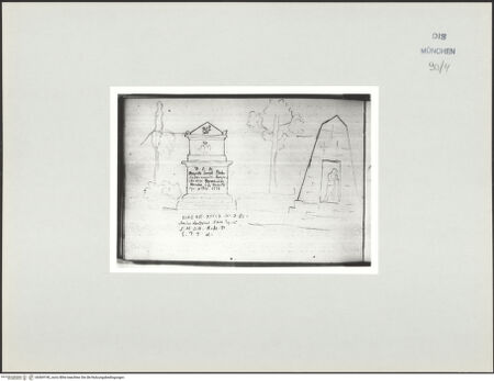 Vorderseite von Bibliotheca Hertziana [https://www.deutsche-digitale-bibliothek.de/content/lizenzen/rv-ez/] Skizzenbuch Capri, SizilienGrabmonumente - , bh569190_recto. Foto.