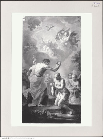 Vorderseite von Pedicini, Luciano [https://www.deutsche-digitale-bibliothek.de/content/lizenzen/rv-ez/] Die Taufe Christi im Jordan - Gesamtansicht, bh570541_recto. Foto.