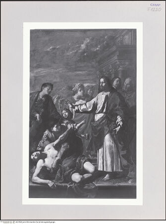 Vorderseite von Pedicini, Luciano [https://www.deutsche-digitale-bibliothek.de/content/lizenzen/rv-fz/] Christus heilt einen Besessenen - Gesamtansicht, bh570542_recto. Foto: Pedicini, Luciano.