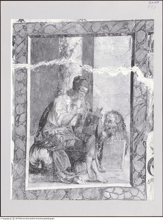 Vorderseite von Pedicini, Luciano [https://www.deutsche-digitale-bibliothek.de/content/lizenzen/rv-ez/] Evangelist Markus - Gesamtansicht, bh570558_recto. Foto: Pedicini, Luciano.