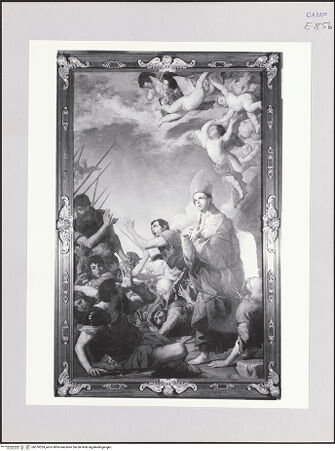 Vorderseite von Pedicini, Luciano [https://www.deutsche-digitale-bibliothek.de/content/lizenzen/rv-ez/] Der heilige Januarius steigt unversehrt aus dem Feuerofen - Gesamtansicht, bh570559_recto. Foto: Pedicini, Luciano.