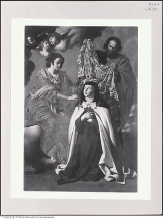 Vorderseite von Pedicini, Luciano [https://www.deutsche-digitale-bibliothek.de/content/lizenzen/rv-ez/] Maria und Joseph erscheinen der heiligen Teresa - Gesamtansicht, bh570592_recto. Foto: Pedicini, Luciano.