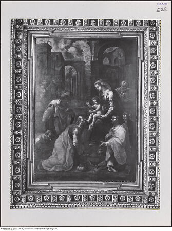 Vorderseite von Pedicini, Luciano [https://www.deutsche-digitale-bibliothek.de/content/lizenzen/rv-ez/] Die Anbetung der Könige - Gesamtansicht, bh570602_recto. Foto: Pedicini, Luciano.