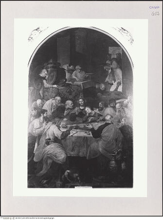 Vorderseite von Pedicini, Luciano [https://www.deutsche-digitale-bibliothek.de/content/lizenzen/rv-ez/] Abendmahl - Gesamtansicht, bh570612_recto. Foto: Pedicini, Luciano.