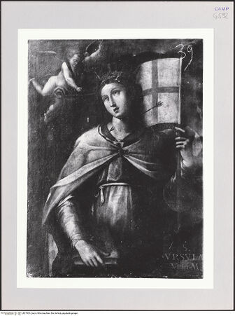 Vorderseite von Pedicini, Luciano [https://www.deutsche-digitale-bibliothek.de/content/lizenzen/rv-ez/] Die heilige Ursula - Gesamtansicht, bh570614_recto. Foto.