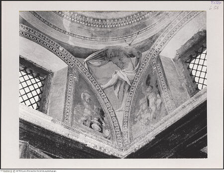 Vorderseite von Pedicini, Luciano [https://www.deutsche-digitale-bibliothek.de/content/lizenzen/rv-ez/] Ausmalung des Tesoro Vecchio (Gottvater, Mannalese, Putten und Atlanten)Karyatiden - Detail, bh570624_recto. Foto: Pedicini, Luciano.