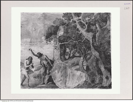 Vorderseite von Pedicini, Luciano [https://www.deutsche-digitale-bibliothek.de/content/lizenzen/rv-ez/] Saal 14Die Taufe Christi - Detail: Rechte Bildhälfte, bh570627_recto. Foto: Pedicini, Luciano.