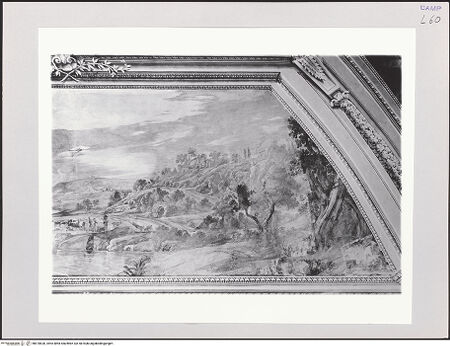 Vorderseite von Pedicini, Luciano [https://www.deutsche-digitale-bibliothek.de/content/lizenzen/rv-ez/] Saal 14Landschaft mit dem heiligen Bruno in Meditation - Detail: Rechte Bildhälfte, bh570630_recto. Foto: Pedicini, Luciano.