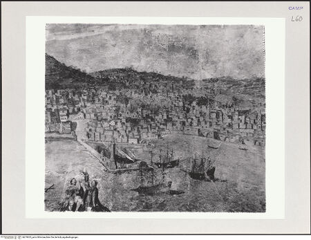 Vorderseite von Pedicini, Luciano [https://www.deutsche-digitale-bibliothek.de/content/lizenzen/rv-ez/] Saal 15Ansicht Neapels mit dem heiligen Martin - Detail: Rechte Bildhälfte, bh570635_recto. Foto: Pedicini, Luciano.