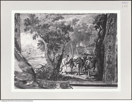 Vorderseite von Pedicini, Luciano [https://www.deutsche-digitale-bibliothek.de/content/lizenzen/rv-ez/] Ausmalung des KonversenchorsSzenen aus der Geschichte des KartäuserordensDer selige Wilhelm von Garresio und das Eselswunder - Gesamtansicht, bh570636_recto. Foto: Pedicini, Luciano.