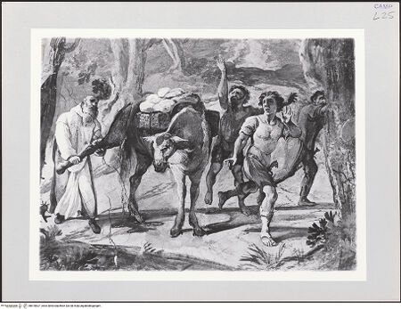 Vorderseite von Pedicini, Luciano [https://www.deutsche-digitale-bibliothek.de/content/lizenzen/rv-ez/] Ausmalung des KonversenchorsSzenen aus der Geschichte des KartäuserordensDer selige Wilhelm von Garresio und das Eselswunder - Detail: Eselswunder, bh570637_recto. Foto: Pedicini, Luciano.