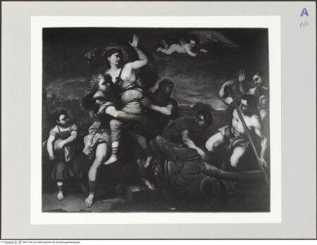 Vorderseite von Archivio dell'Arte [https://www.deutsche-digitale-bibliothek.de/content/lizenzen/rv-ez/] Der Raub der Helena - , bh571168_recto. Foto: Pedicini, Luciano.