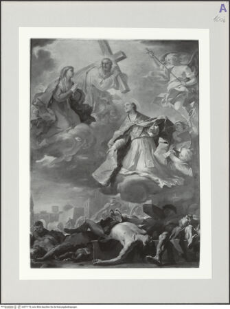 Vorderseite von Archivio dell'Arte [https://www.deutsche-digitale-bibliothek.de/content/lizenzen/rv-ez/] Der heilige Januarius hilft während der Pest von 1656 - , bh571173_recto. Foto: Pedicini, Luciano.