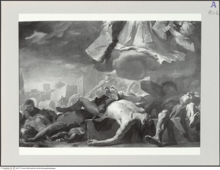 Vorderseite von Archivio dell'Arte [https://www.deutsche-digitale-bibliothek.de/content/lizenzen/rv-ez/] Der heilige Januarius hilft während der Pest von 1656 - Detail, bh571174_recto. Foto: Pedicini, Luciano.