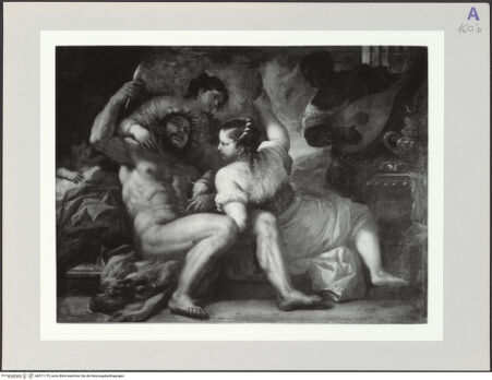 Vorderseite von Archivio dell'Arte [https://www.deutsche-digitale-bibliothek.de/content/lizenzen/rv-ez/] Herakles und Omphale - , bh571175_recto. Foto: Pedicini, Luciano.