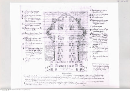 Vorderseite von Biblioteca Apostolica Vaticana [http://creativecommons.org/publicdomain/mark/1.0/] Vatikan, Sankt Peter, Grundriss - , bh571400. Foto.