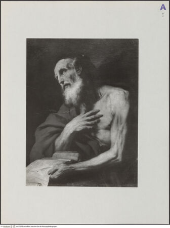 Vorderseite von A.C.L. Bruxelles [https://www.deutsche-digitale-bibliothek.de/content/lizenzen/rv-ez/] Der heilige Hieronymus - , bh572005_recto. Foto.