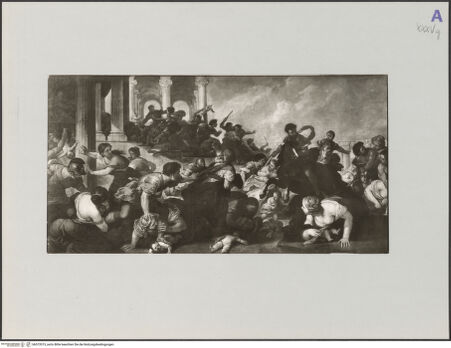 Vorderseite von Bayerische Staatsgemäldesammlungen [https://www.deutsche-digitale-bibliothek.de/content/lizenzen/rv-ez/] Der Bethlehemitische Kindermord - , bh572015_recto. Foto.