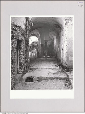 Vorderseite von Bibliotheca Hertziana [https://www.deutsche-digitale-bibliothek.de/content/lizenzen/rv-fz/] Villa RufoloDurchgang - Innenansicht, bh572168_recto. Foto: Schwarz, Heinrich Mathias.