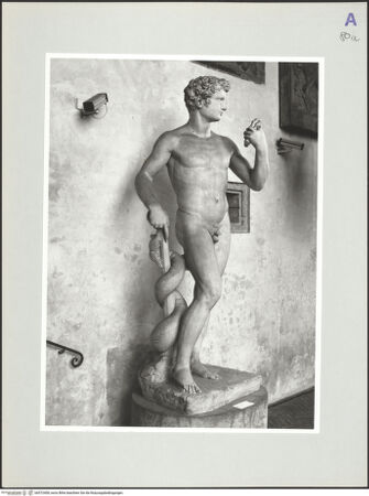 Vorderseite von Kunsthistorisches Institut in Florenz [http://creativecommons.org/licenses/by-nc-sa/4.0/] Personifikation der Temperantia - Schrägansicht von links, bh572408_recto. Foto: Sigismondi, Roberto.