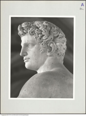 Vorderseite von Kunsthistorisches Institut in Florenz [http://creativecommons.org/licenses/by-nc-sa/4.0/] Personifikation der Temperantia - Detail: Linkes Kopfprofil, bh572413_recto. Foto: Sigismondi, Roberto.