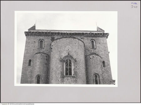 Vorderseite von Bibliotheca Hertziana [https://www.deutsche-digitale-bibliothek.de/content/lizenzen/rv-fz/] CattedraleApsiden - Teilansicht, bh572956_recto. Foto: Schwager, Klaus.