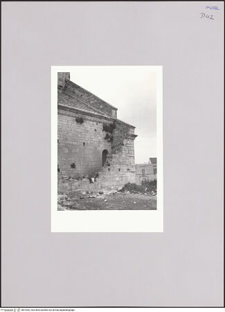 Vorderseite von Bibliotheca Hertziana [https://www.deutsche-digitale-bibliothek.de/content/lizenzen/rv-fz/] CattedraleNordfassade - Zwerggaleriezone, Ecke zur Westfassade, bh572962_recto. Foto: Schwager, Klaus.