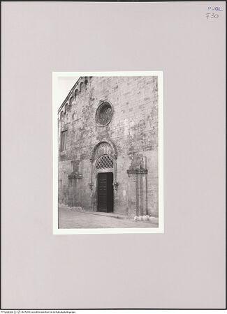 Vorderseite von Bibliotheca Hertziana [https://www.deutsche-digitale-bibliothek.de/content/lizenzen/rv-fz/] San FrancescoHauptfassade - Teilansicht von Südwesten, bh572964_recto. Foto: Hahn, Hanno.