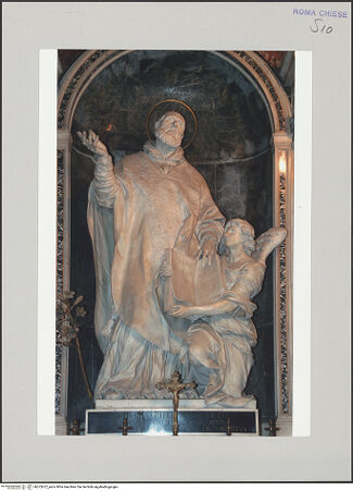 Vorderseite von Bibliotheca Hertziana [https://www.deutsche-digitale-bibliothek.de/content/lizenzen/rv-fz/] Der heilige Filippo Neri und ein Engel - Gesamtansicht, bh573672_recto. Foto (digital).